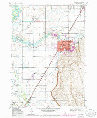 Rexburg Idaho Historical topographic map, 1:24000 scale, 7.5 X 7.5 Minute, Year 1949
