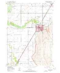 Rexburg Idaho Historical topographic map, 1:24000 scale, 7.5 X 7.5 Minute, Year 1949