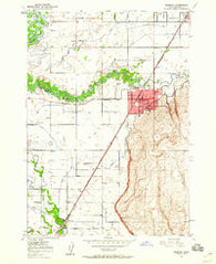 Rexburg Idaho Historical topographic map, 1:24000 scale, 7.5 X 7.5 Minute, Year 1949