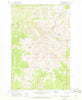 Rhodes Peak Idaho Historical topographic map, 1:24000 scale, 7.5 X 7.5 Minute, Year 1966
