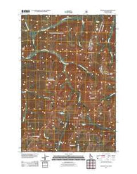 Rhodes Peak Idaho Historical topographic map, 1:24000 scale, 7.5 X 7.5 Minute, Year 2011