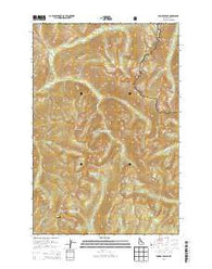 Rhodes Peak Idaho Current topographic map, 1:24000 scale, 7.5 X 7.5 Minute, Year 2013