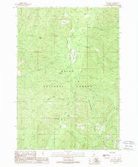 Rice Peak Idaho Historical topographic map, 1:24000 scale, 7.5 X 7.5 Minute, Year 1988