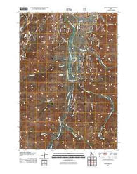 Rice Peak Idaho Historical topographic map, 1:24000 scale, 7.5 X 7.5 Minute, Year 2011