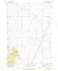 Richard Butte Idaho Historical topographic map, 1:24000 scale, 7.5 X 7.5 Minute, Year 1969