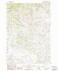 Richardson Summit Idaho Historical topographic map, 1:24000 scale, 7.5 X 7.5 Minute, Year 1986