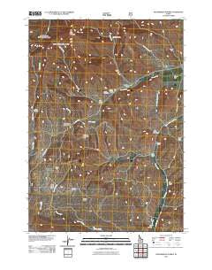 Richardson Summit Idaho Historical topographic map, 1:24000 scale, 7.5 X 7.5 Minute, Year 2011