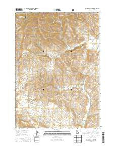 Richardson Summit Idaho Current topographic map, 1:24000 scale, 7.5 X 7.5 Minute, Year 2013