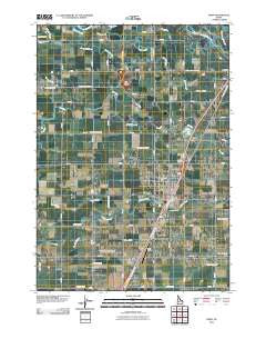 Rigby Idaho Historical topographic map, 1:24000 scale, 7.5 X 7.5 Minute, Year 2010