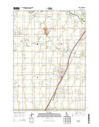 Rigby Idaho Current topographic map, 1:24000 scale, 7.5 X 7.5 Minute, Year 2013