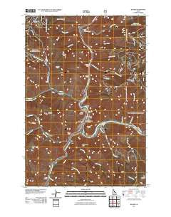 Riggins Idaho Historical topographic map, 1:24000 scale, 7.5 X 7.5 Minute, Year 2011