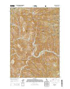 Riggins Idaho Current topographic map, 1:24000 scale, 7.5 X 7.5 Minute, Year 2013