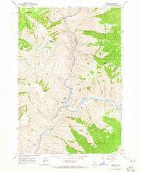 Riggins Idaho Historical topographic map, 1:24000 scale, 7.5 X 7.5 Minute, Year 1964