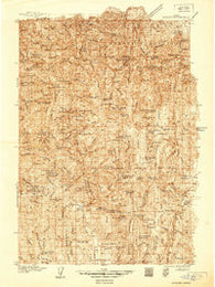 Riggins Idaho Historical topographic map, 1:96000 scale, 30 X 30 Minute, Year 1938