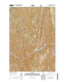 Riggins Hot Springs Idaho Current topographic map, 1:24000 scale, 7.5 X 7.5 Minute, Year 2013