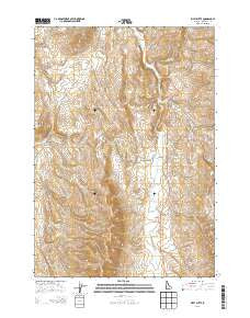 Riley Butte Idaho Current topographic map, 1:24000 scale, 7.5 X 7.5 Minute, Year 2013