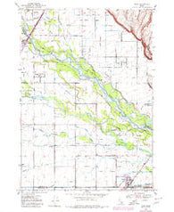 Ririe Idaho Historical topographic map, 1:24000 scale, 7.5 X 7.5 Minute, Year 1950
