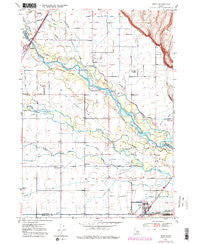 Ririe Idaho Historical topographic map, 1:24000 scale, 7.5 X 7.5 Minute, Year 1950