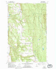Ritz Idaho Historical topographic map, 1:24000 scale, 7.5 X 7.5 Minute, Year 1965