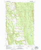 Ritz Idaho Historical topographic map, 1:24000 scale, 7.5 X 7.5 Minute, Year 1965