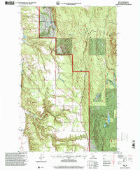 Ritz Idaho Historical topographic map, 1:24000 scale, 7.5 X 7.5 Minute, Year 1996