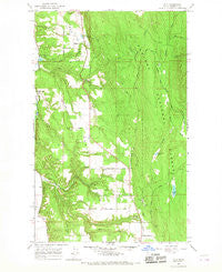 Ritz Idaho Historical topographic map, 1:24000 scale, 7.5 X 7.5 Minute, Year 1965