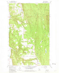 Ritz Idaho Historical topographic map, 1:24000 scale, 7.5 X 7.5 Minute, Year 1965