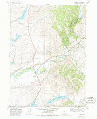 Riverdale Idaho Historical topographic map, 1:24000 scale, 7.5 X 7.5 Minute, Year 1969