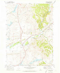 Riverdale Idaho Historical topographic map, 1:24000 scale, 7.5 X 7.5 Minute, Year 1969