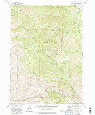 Robie Creek Idaho Historical topographic map, 1:24000 scale, 7.5 X 7.5 Minute, Year 1972