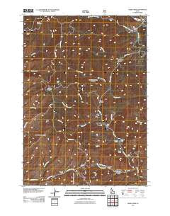 Robie Creek Idaho Historical topographic map, 1:24000 scale, 7.5 X 7.5 Minute, Year 2011