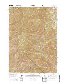 Robie Creek Idaho Current topographic map, 1:24000 scale, 7.5 X 7.5 Minute, Year 2013
