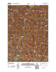 Robinson Bar Idaho Historical topographic map, 1:24000 scale, 7.5 X 7.5 Minute, Year 2011
