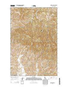 Robinson Lake Idaho Current topographic map, 1:24000 scale, 7.5 X 7.5 Minute, Year 2013