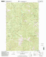 Rochat Peak Idaho Historical topographic map, 1:24000 scale, 7.5 X 7.5 Minute, Year 1996