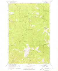 Rochat Peak Idaho Historical topographic map, 1:24000 scale, 7.5 X 7.5 Minute, Year 1950
