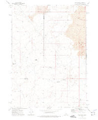 Rock Butte Idaho Historical topographic map, 1:24000 scale, 7.5 X 7.5 Minute, Year 1973