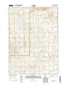 Rock Butte Idaho Current topographic map, 1:24000 scale, 7.5 X 7.5 Minute, Year 2013