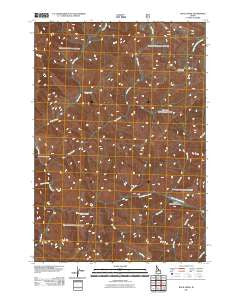 Rock Creek Idaho Historical topographic map, 1:24000 scale, 7.5 X 7.5 Minute, Year 2011