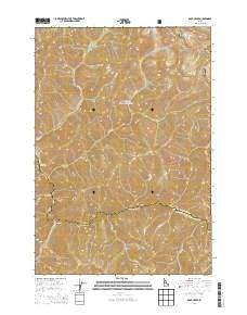 Rock Creek Idaho Current topographic map, 1:24000 scale, 7.5 X 7.5 Minute, Year 2013