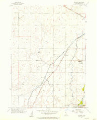 Rockford Idaho Historical topographic map, 1:24000 scale, 7.5 X 7.5 Minute, Year 1955