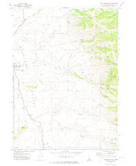 Rockland East Idaho Historical topographic map, 1:24000 scale, 7.5 X 7.5 Minute, Year 1971