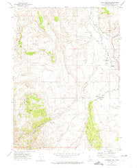 Rockland West Idaho Historical topographic map, 1:24000 scale, 7.5 X 7.5 Minute, Year 1971
