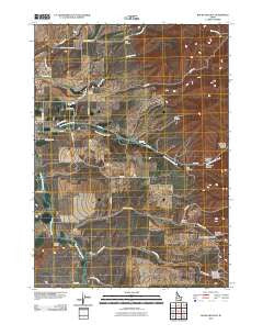 Rockland East Idaho Historical topographic map, 1:24000 scale, 7.5 X 7.5 Minute, Year 2010