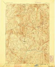 Rocky Bar Idaho Historical topographic map, 1:125000 scale, 30 X 30 Minute, Year 1894