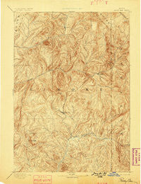 Rocky Bar Idaho Historical topographic map, 1:125000 scale, 30 X 30 Minute, Year 1894