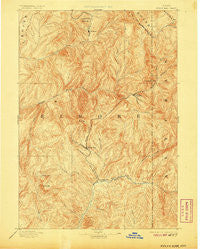 Rocky Bar Idaho Historical topographic map, 1:125000 scale, 30 X 30 Minute, Year 1894