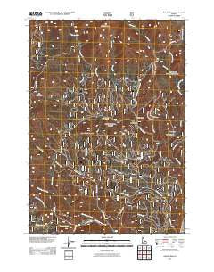 Rocky Bar Idaho Historical topographic map, 1:24000 scale, 7.5 X 7.5 Minute, Year 2011