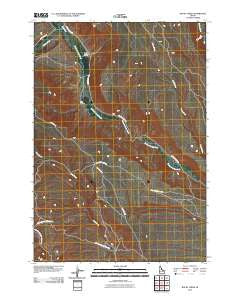 Rocky Creek Idaho Historical topographic map, 1:24000 scale, 7.5 X 7.5 Minute, Year 2010