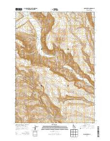 Rocky Creek Idaho Current topographic map, 1:24000 scale, 7.5 X 7.5 Minute, Year 2013